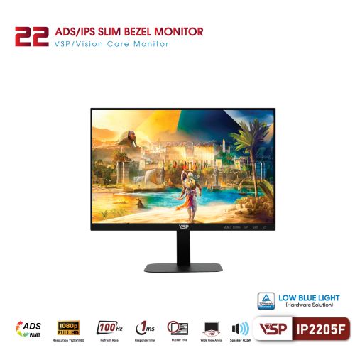 Màn hình VSP IP2205F (21.45 inch/FHD/IPS/120Hz/1ms/loa)